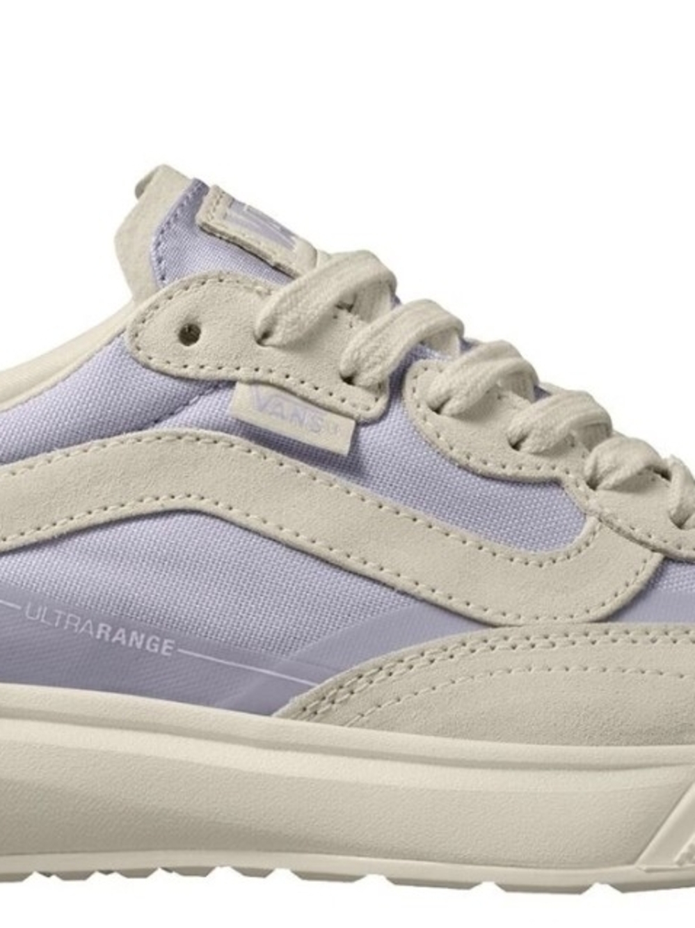 Vans Lavender and Cream Low-Top Women's Sneakers - Picture 2 of 2